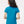 M&O 4810 Women's Gold Soft Touch T-Shirt, model back view - Sapphire