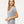 M&O 4810 Women's Gold Soft Touch T-Shirt, model side view - Sport Grey