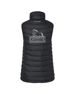 Embroidered Greystone Equine Columbia Puff Vest