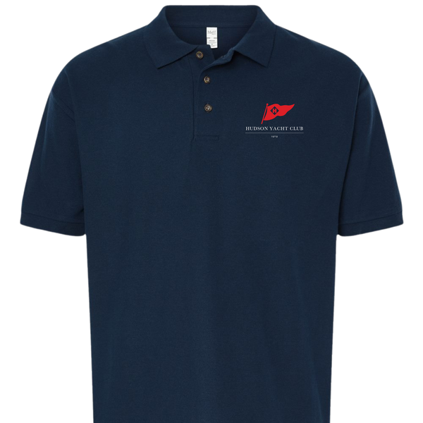 Adult Embroidered Hudson Yacht Club Polo