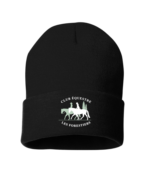 Embroidered Club Équestre Les Forestiers - Cuffed Beanie Toque