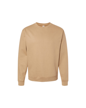 Independent Trading Co. SS3000 midweight crewneck sweatshirt - Sandstone