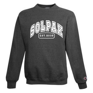 Embroidered Solpak EST. 2005 Champion Crewneck