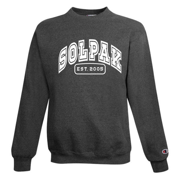 Embroidered Solpak EST. 2005 Champion Crewneck
