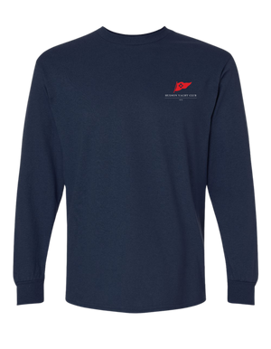 Adult Hudson Yacht Club Long Sleeve Tee - Personalized