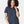Gildan 5000L Women's Heavy Cotton™ T-Shirt, model front view - Blue Dusk