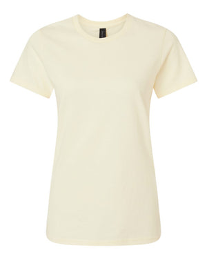 Gildan 5000L Women's Heavy Cotton™ T-Shirt, front view - Off White