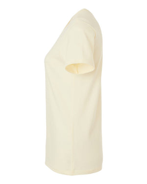 Gildan 5000L Women's Heavy Cotton™ T-Shirt, side view - Off White