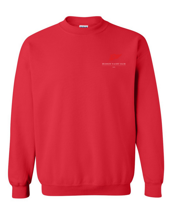 Adult Embroidered Hudson Yacht Club Crewneck - Personalized