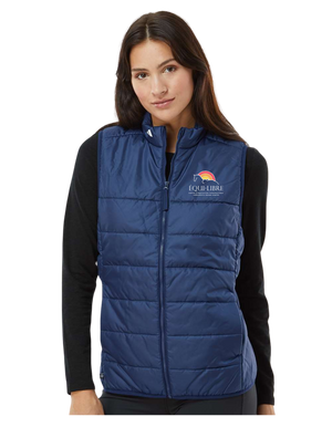 Adult Embroidered Women's Équi-Libre Puffer Vest