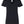 Gildan 5V00L Women's Heavy Cotton™ V-Neck T-Shirt, front view - Black
