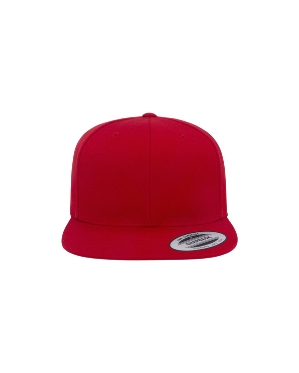 Premium Flat Bill Snapback Cap - 6089M
