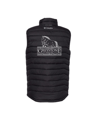 Embroidered Greystone Equine Columbia Puff Vest