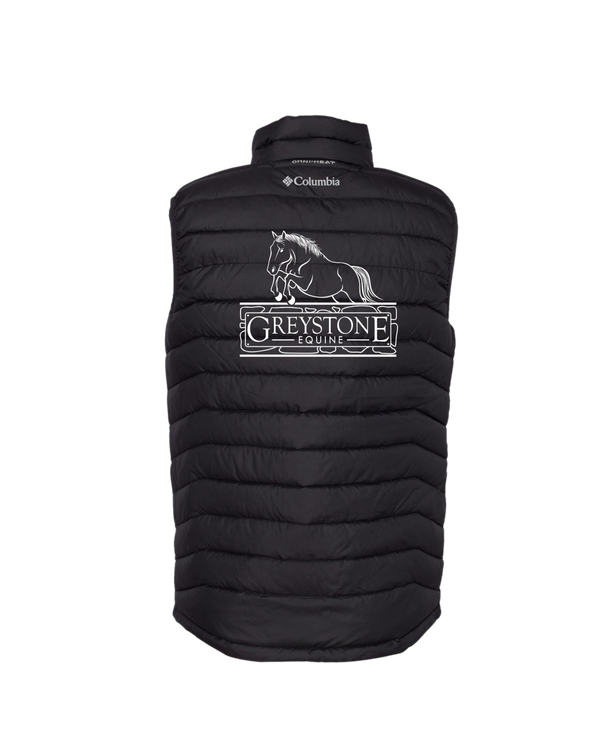 Embroidered Greystone Equine Columbia Puff Vest