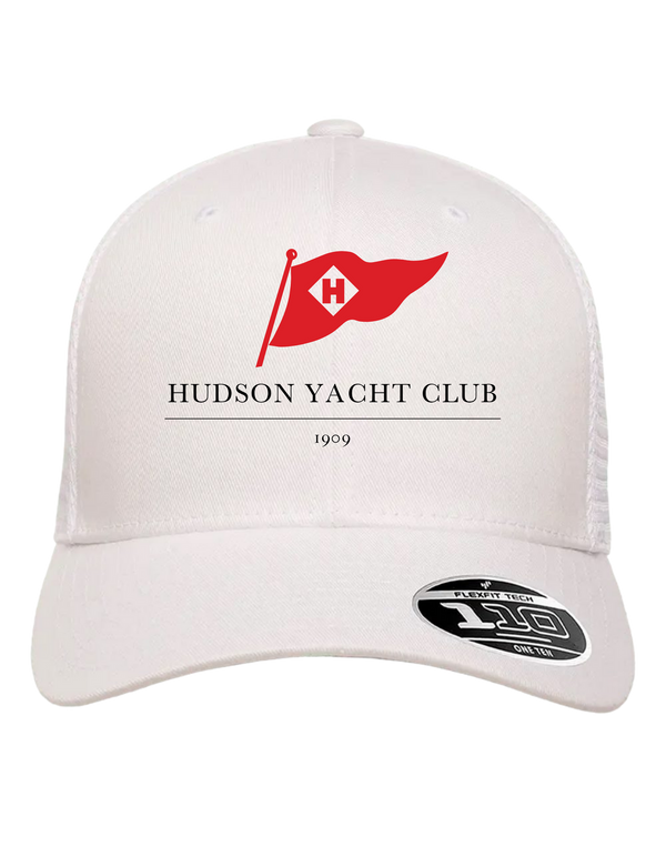 Embroidered Hudson Yacht Club Mesh Snapback Hat