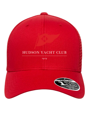 Embroidered Hudson Yacht Club Mesh Snapback Hat
