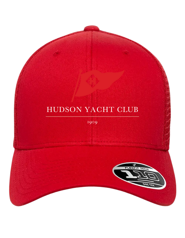 Embroidered Hudson Yacht Club Mesh Snapback Hat
