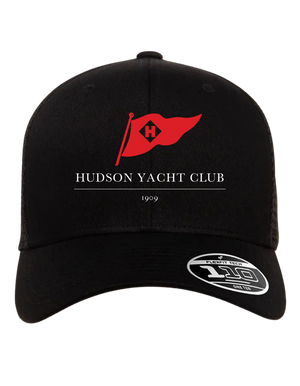 Embroidered Hudson Yacht Club Mesh Snapback Hat