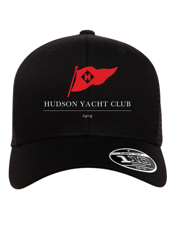 Embroidered Hudson Yacht Club Mesh Snapback Hat