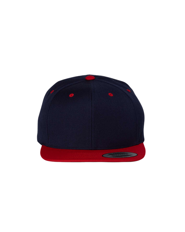 Premium Flat Bill Snapback Cap - 6089M