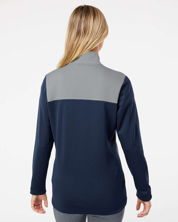 Adidas - Women's Textured Mixed Media Full-Zip Jacket - A529