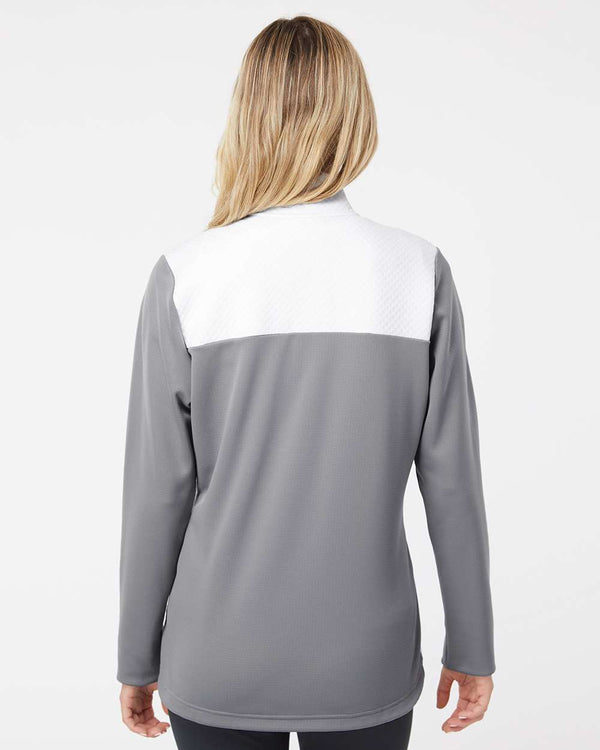 Adidas - Women's Textured Mixed Media Full-Zip Jacket - A529