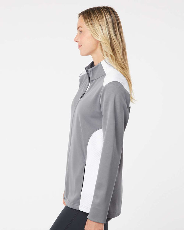 Adidas - Women's Textured Mixed Media Full-Zip Jacket - A529