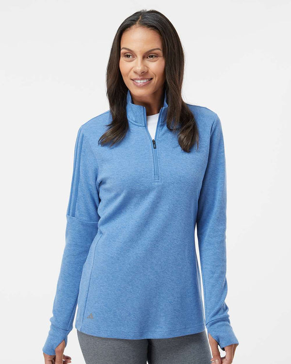Adidas - Pull quart de zip 3 bandes pour femme - A555