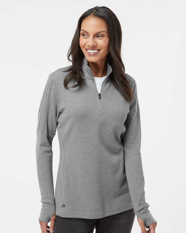 Adidas - Pull quart de zip 3 bandes pour femme - A555
