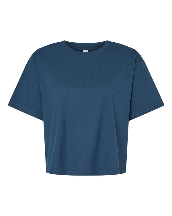 American Apparel Women's Fine Jersey Boxy Tee - 102