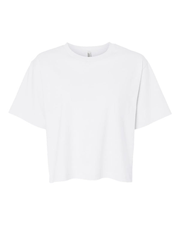American Apparel Women's Fine Jersey Boxy Tee - 102