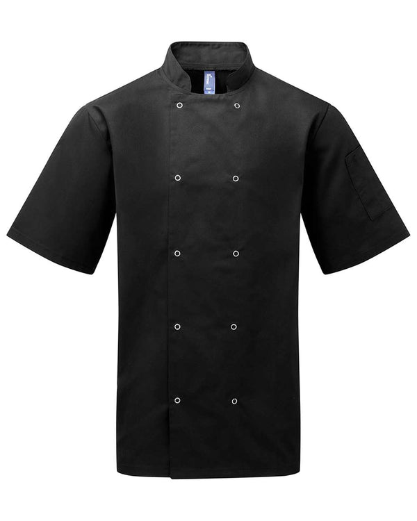 Artisan Collection - Veste de chef manches courtes à dix boutons - RP664