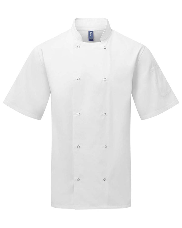 Artisan Collection - Veste de chef manches courtes à dix boutons - RP664