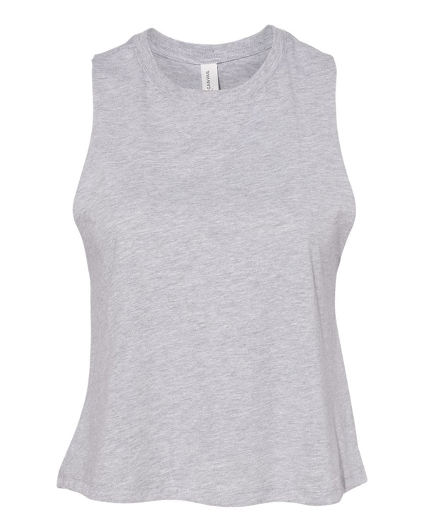 BELLA + CANVAS Women's Racerback Crop Tank - 6682