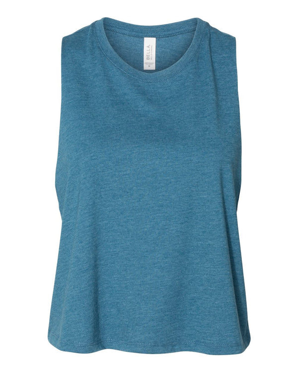 BELLA + CANVAS Women's Racerback Crop Tank - 6682