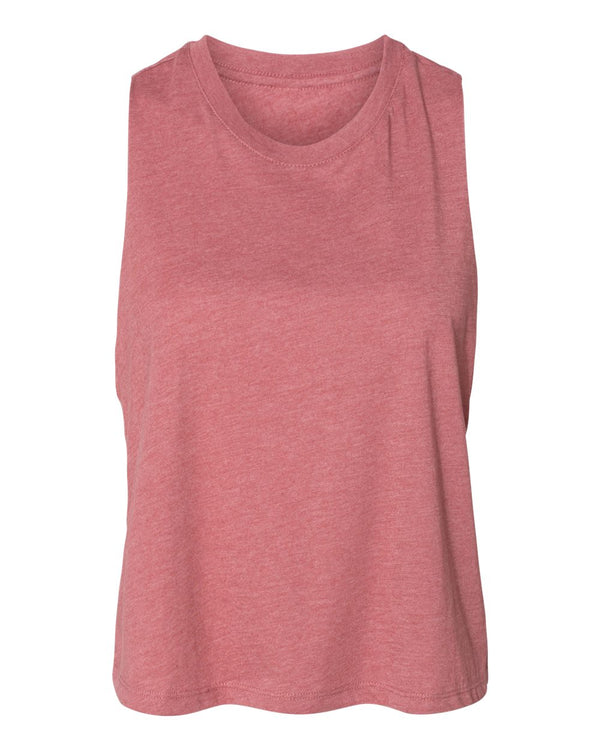 BELLA + CANVAS Women's Racerback Crop Tank - 6682