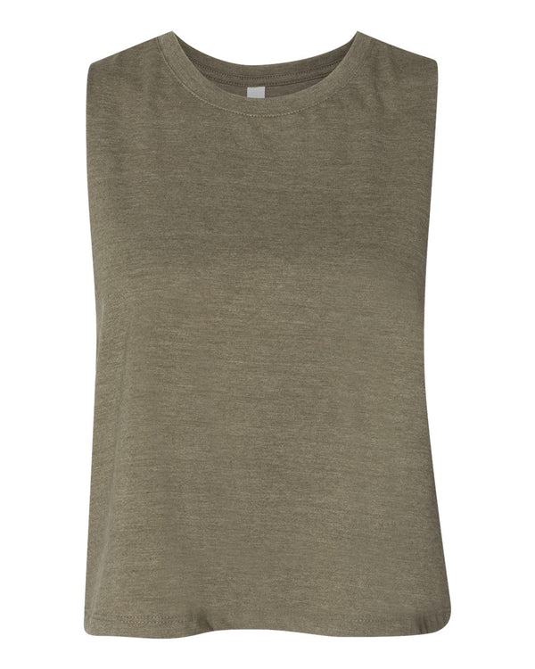 BELLA + CANVAS Women's Racerback Crop Tank - 6682