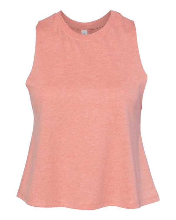 BELLA + CANVAS Women's Racerback Crop Tank - 6682