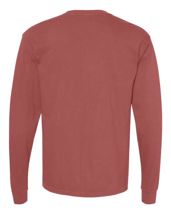 Comfort Colors - T-shirt unisexe lourd teint en pièce à manches longues - 6014
