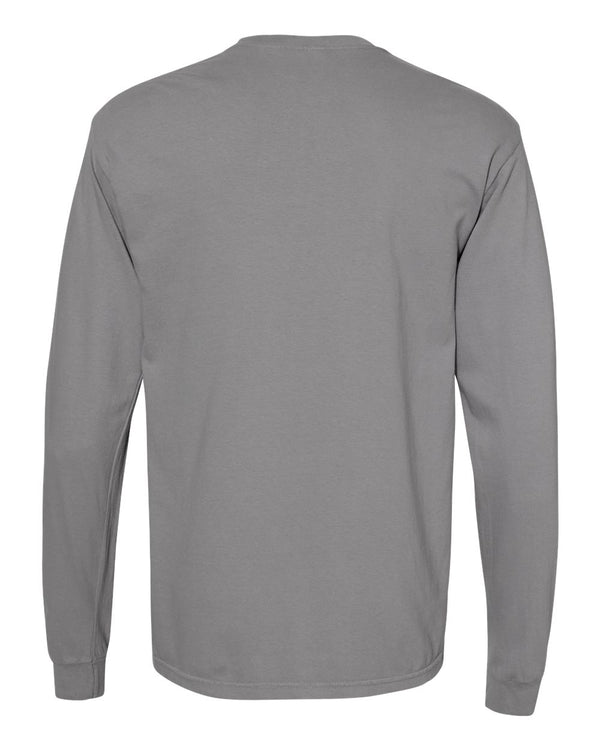 Comfort Colors - T-shirt unisexe lourd teint en pièce à manches longues - 6014