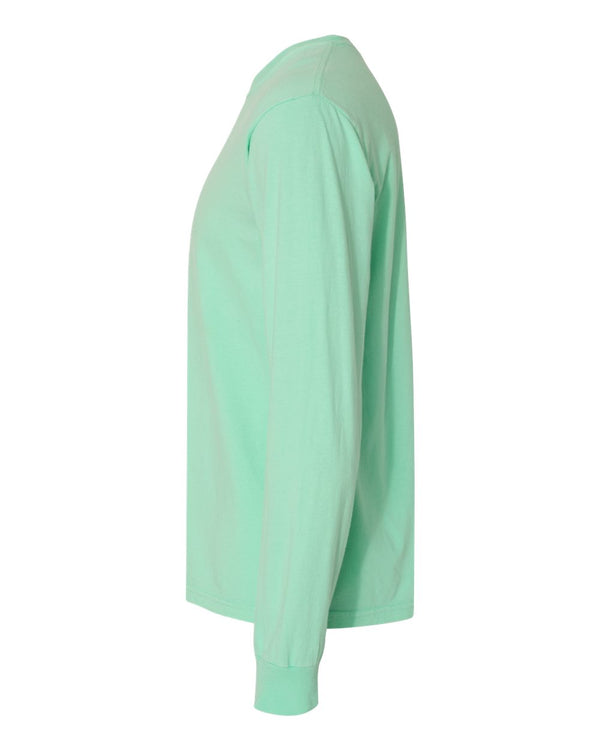 Comfort Colors - T-shirt unisexe lourd teint en pièce à manches longues - 6014