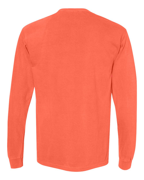 Comfort Colors - T-shirt unisexe lourd teint en pièce à manches longues - 6014