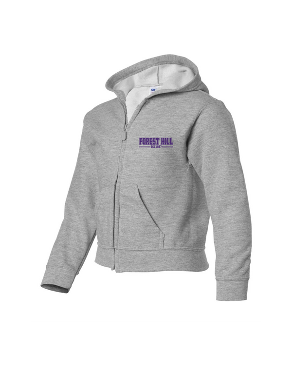 Forest Hill - Hoodie zippé adulte unisexe