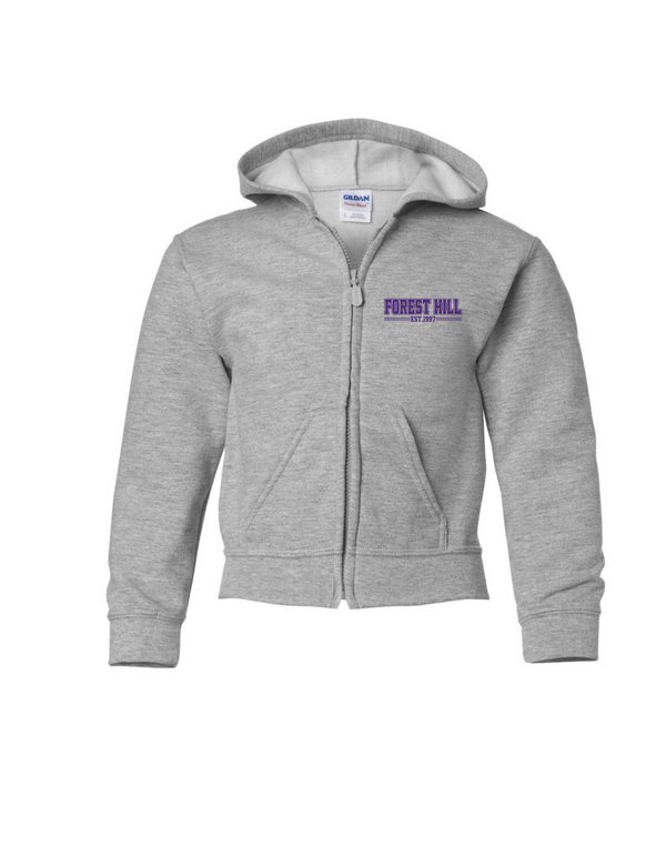Forest Hill - Hoodie zippé adulte unisexe