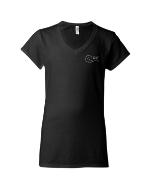 A Horse Tale Women's V Neck T-Shirt — Gildan 64v00L