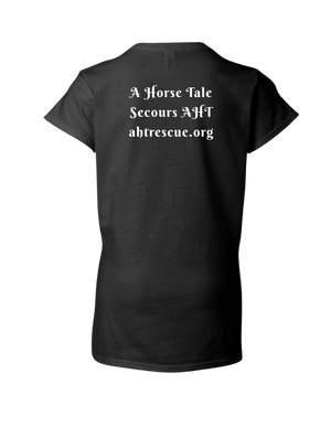 A Horse Tale Women's V Neck T-Shirt — Gildan 64v00L