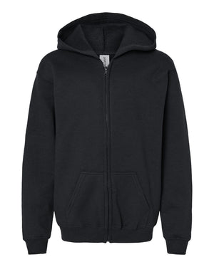 Youth Full-Zip Hooded Sweatshirt — Gildan 18600B