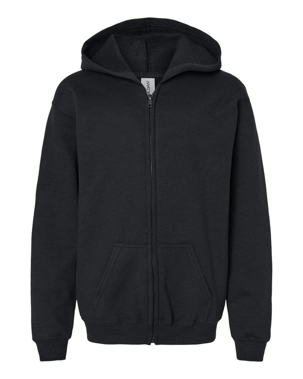 Gildan - Youth Full-Zip Hooded Sweatshirt - 18600B