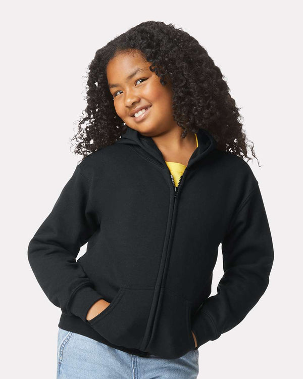 Gildan - Youth Full-Zip Hooded Sweatshirt - 18600B