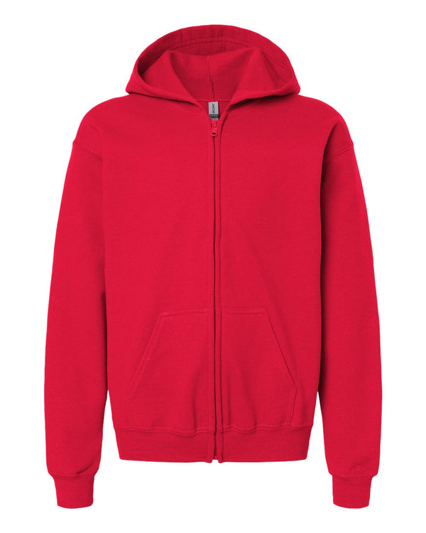 Gildan - Youth Full-Zip Hooded Sweatshirt - 18600B